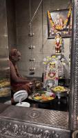 Mahamangalarati at  Shrimat Pandurangashram Swamiji Sannidhi and Paduka pujan